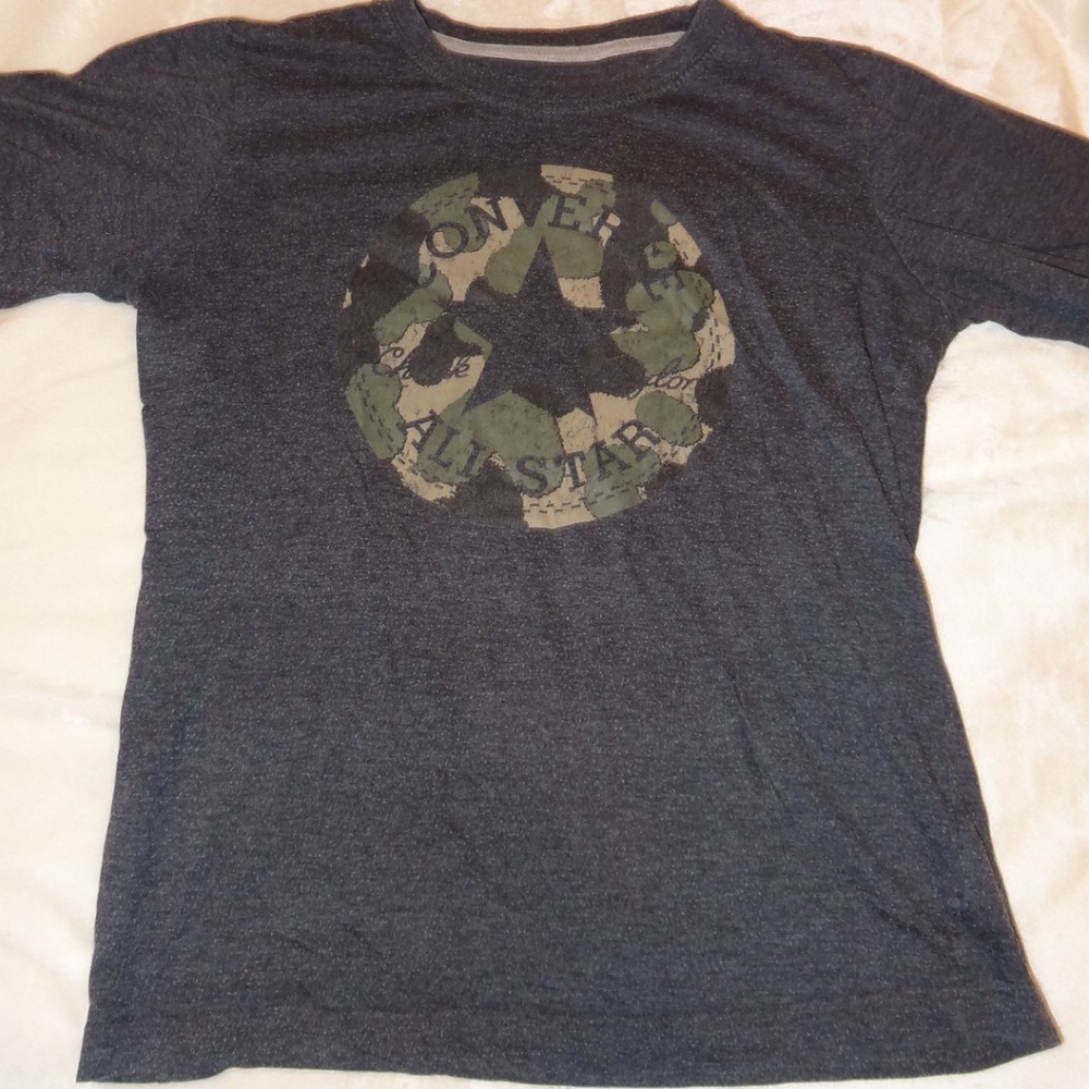 Converse All-Star T-shirt with camo logo